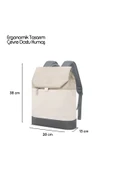 MCE-1305 14.1" ZEN Eco Günlük Sırt Çantası Bej thumbnail 2