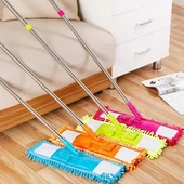 LEVA MAKARNA MOP SET TELEKOPİK RENKLİ 120cm METAL SAPLI (40 x 10 ) ( LV-10328 ) thumbnail 4