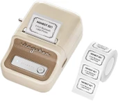 Niimbot B21 Pro Bluetooth Taşınabilir Termal Etiket Yazıcı - Krem (300DPI) thumbnail 2