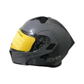 EVO506 ELEGANT FULLFACE ÇENEDEN AÇILIR MOTOSİKLET KASKI - 1