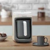 Homend Pottoman 1830H Türk Kahve Makinesi - Krem thumbnail 2