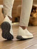 CH2409 - Triko Erkek Ayakkabı BEYAZ thumbnail 2