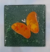 LEVA DEKORATİF CAM BANYO GİDER SÜSÜ ( 10 x 10 cm ) - 6