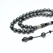 Damla İçi Damla Küre Model Sistemli Oltu Taşı Tespih thumbnail 2