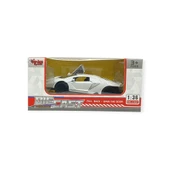 Çek Bırak Metal Arabalar 13 cm - SR2213- Beyaz thumbnail 5