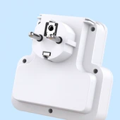 WL09  2 USB  2 Priz Çoklu Şarj Adaptörü  4000W Güç Akıllı Güvenli Şarj Ünitesi Ve Gece Işığı - 6