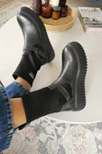 022 24620 Topukla Kadın Hakiki Deri Scuba Steç Kalın Tabanlı Bot thumbnail 3