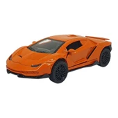 Çek Bırak Metal Arabalar 13 cm - SR2213- Turuncu thumbnail 1