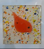 LEVA DEKORATİF CAM BANYO GİDER SÜSÜ ( 10 x 10 cm ) - 4