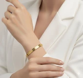 Ayetel Kürsi Bileklik Koruyucu Dua Yazılı Paslanmaz Çelik Bileklik Ayarlanabilir Unisex Model thumbnail 1