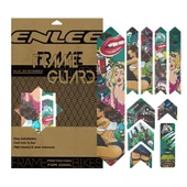 ENLEE Bisiklet Kadro Koruma Etiket Seti Darbelere Aşınmalara Karşı Korur Kadın Tasarım Renkli thumbnail 1