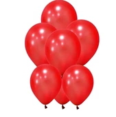 Kırmızı Düz Balon Renkli Paketli Balon 12 Inç - 50 Adet thumbnail 1