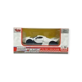 Çek Bırak Metal Arabalar 13 cm - SR2212- Beyaz thumbnail 5