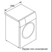 Siemens WG54B2A1TR Tam otomatik çamaşır Makinesi - 4
