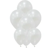 Beyaz Düz Balon Renkli Paketli Balon 12 Inç - 50 Adet thumbnail 1
