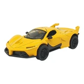 Çek Bırak Metal Arabalar 13 cm - SR2212- Sarı - 1