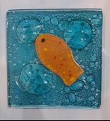 LEVA DEKORATİF CAM BANYO GİDER SÜSÜ ( 10 x 10 cm ) - 5