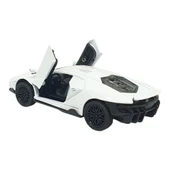 Çek Bırak Metal Arabalar 13 cm - SR2213- Beyaz thumbnail 3