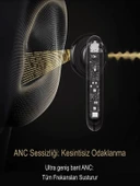 ENC+ANC IPX4 Su Geçirmez Çift Mikrofonlu BT 6.0 500mAh Kablosuz Bluetooth Kulaklık - TWS - 2