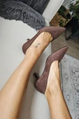 10 670 Topukla Kadın 6 cm Kadeh Topuk Stiletto thumbnail 5