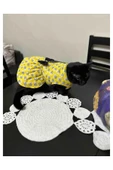 Gobo Arı Desenli Sarı Kedi Köpek Kıyafeti Elbisesi Medium/m/beden 2 thumbnail 3