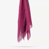 Flamlı Pamuklu Eşarp (96x96 cm. Mor) thumbnail 2