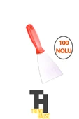 Spatula Paslanmaz Çelik 100 No'lu Plastik Saplı Çok Amaçlı thumbnail 2