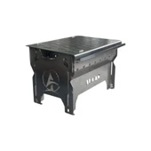 ALTAŞ MANGAL 2 MM EL YAPIM MANGAL TAŞIMALI SÖKMELİ  MANGAL SOBA - 3