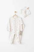 Erkek Bebek Tulum Takım Romper Hat Set AC26183 - 1