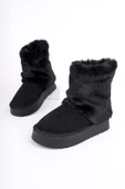Muggo COZY Kürklü Kalın Taban Çocuk Kışlık Mini Bot - 5