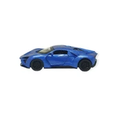 Çek Bırak Metal Arabalar 13 cm - SR2210- Mavi thumbnail 4