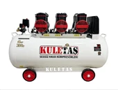 Kuletaş 200 Litre 6 HP Sessiz & Yağsız Premium Kafa Hava Kompresörü - 1