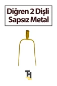 Diğren 2 Dişli Sapsız Metal - 1