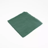 Flamlı Pamuklu Eşarp (96x96 cm. Yeşil) - 1