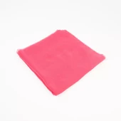 Flamlı Pamuklu Eşarp (96x96 cm. Fuşya Pembe) - 1