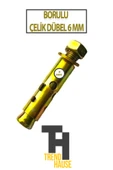 BORULU ÇELİK DÜBEL 6 MM 20 ADET - 1