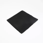 Flamlı Pamuklu Eşarp (96x96 cm. Siyah) - 1