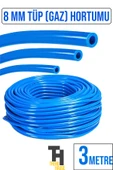 8 mm Tüp Hortumu – Yüksek Kaliteli Esnek Bağlantı Hortumu 3 MT MAVİ thumbnail 1