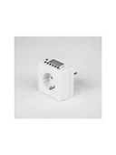 3680W, 16 Amper, Çok Kaliteli Dijital Göstergeli Zaman Ayarlı Akıllı Priz, Dijital Zaman Saatli Priz - 4