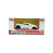 Çek Bırak Metal Arabalar 13 cm - SR2210- Beyaz thumbnail 5