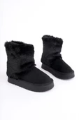 Muggo COZY Kürklü Kalın Taban Çocuk Kışlık Mini Bot - 6