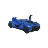 Çek Bırak Metal Arabalar 13 cm - SR2210- Mavi thumbnail 3
