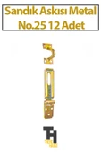 Sandık Askısı Metal No.25 12 Adet - 1