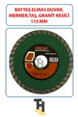 Baytaş Elmas Mermer, Duvar,Taş, Granit Kesici, Ağız, 115 Mm Spiral - 1