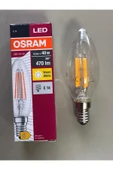 Osram RUSTİK LED LAMBA E14 4W=40W 470 LÜMEN 2700K SARI thumbnail 1