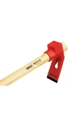 TYSON Ahşap Saplı Keser Kırmızı İnşaat Keseri - 1