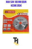 Mak-San Ahşap Testere Kesici 180 Mm Spiral Ağaç Sunta Kesme - 1