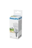 Philips 12w =60w Economy Twister/ Tornado/spiral Sarı Işık/ E14(ince) Duy/2700kelvin-741 Lumen thumbnail 2
