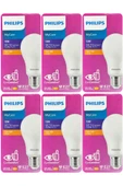 Philips (6 Adet) Philips 13W Sarı Işık E27 Duylu (Kalın Duy) Led Ampul thumbnail 1