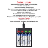Greentech Pil Şarj Cihazı (Dört Yuvalı) - 1.2V Ni-Mh / Ni-Cd Aa / Aaa / GT-BC07 thumbnail 2
